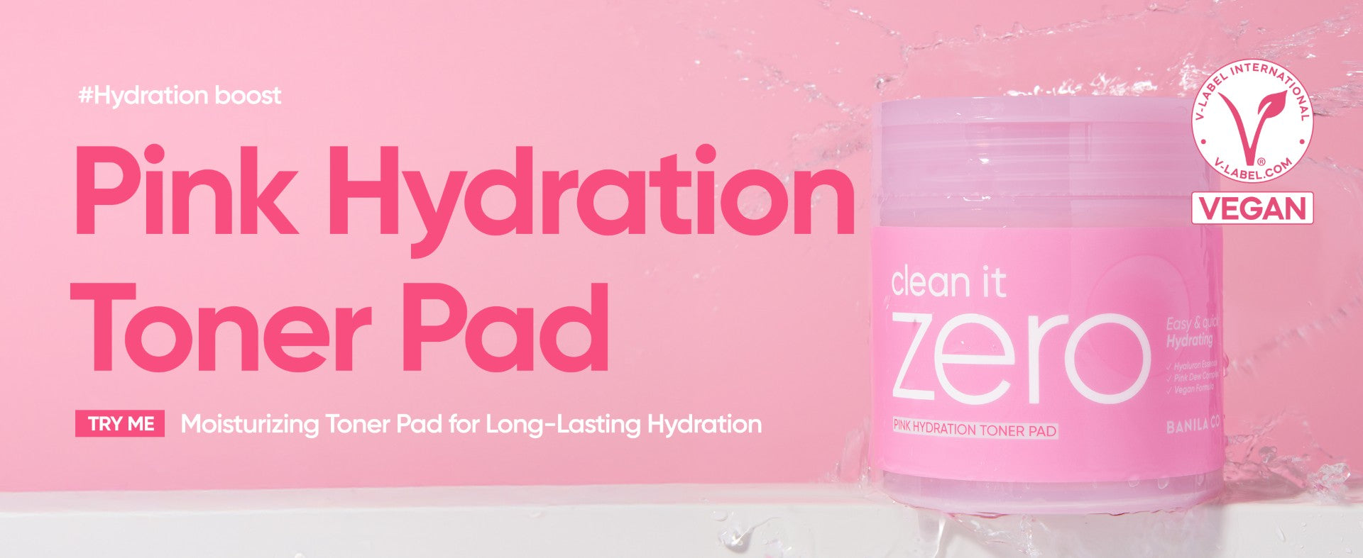Banilaco Clean it Zero Pink Hydration Toner Pads 70ea official product image 8