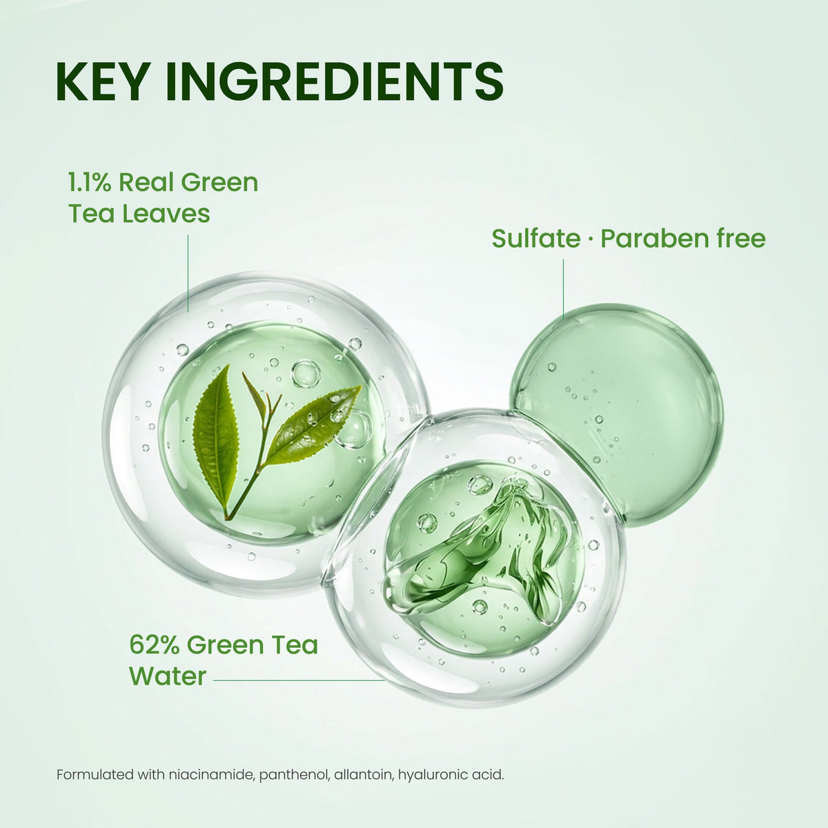 Neogen Real Fresh Foam Cleanser Green Tea 160g — Neogen official product image 6
