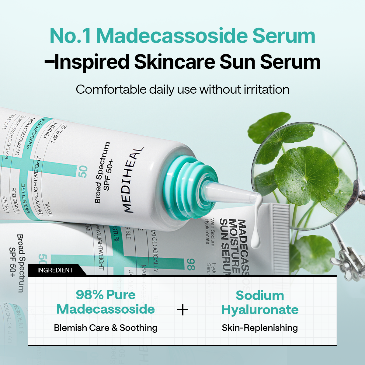 Mediheal PDRN Moisture Tone Up Sun Serum 50ml product image 7