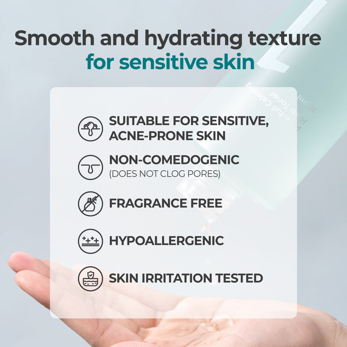 Numbuzin No. 1 Pure-Full Calming Herb Toner 300ml — official product image 9