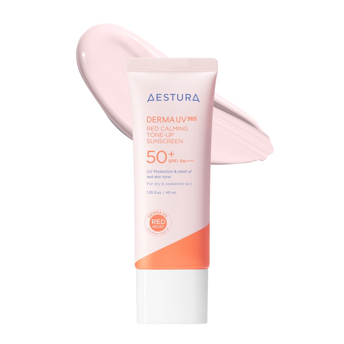 aestura Derma UV365 Red Calming Tone-Up Sunscreen 40ml - official AESTURA product image 1