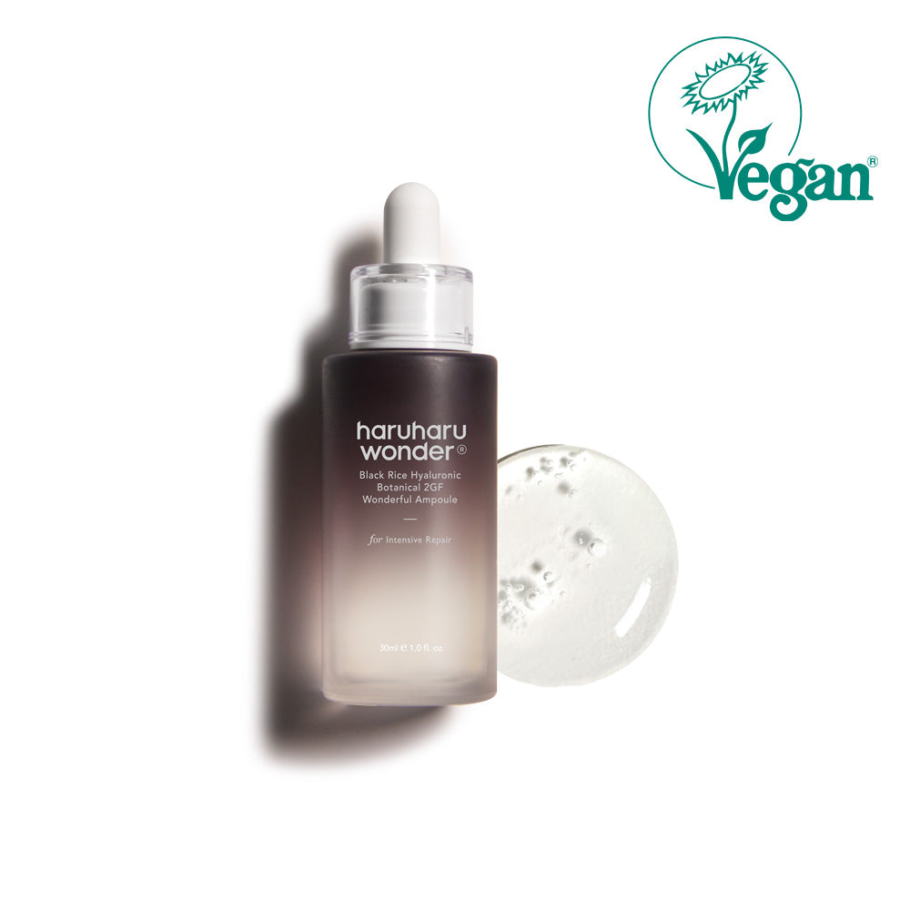 haruharuwonder Black Rice Hyaluronic Botanical 2GF Wonderful Ampuole 30ml
