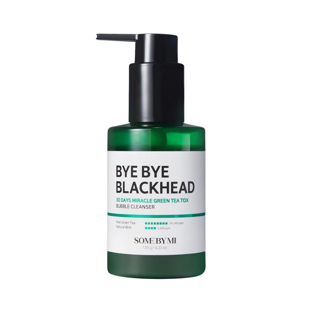 SomeByMi BYE BYE BLACKHEAD 30 DAYS MIRACLE GREEN TEA TOX BUBBLE CLEANSER 120g