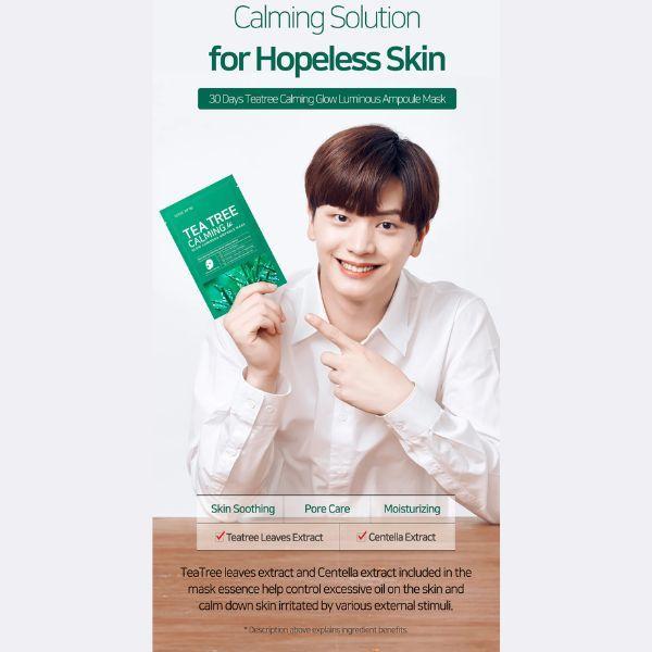 SomeByMi TEA TREE CALMING AMPOULE MASK X 10EA