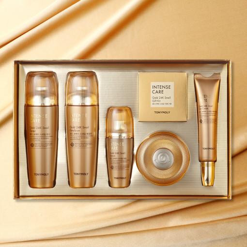 TONYMOLY Intense Care Gold 24K Snail Skincare Set of 3