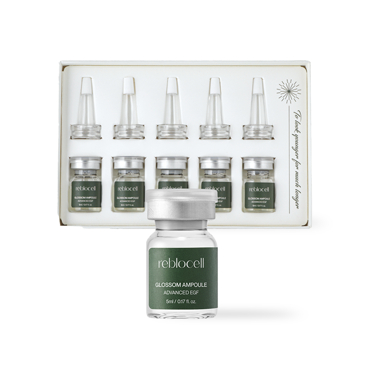Reblocell Glossom Ampoule EGF 4ppm 5ml x 5