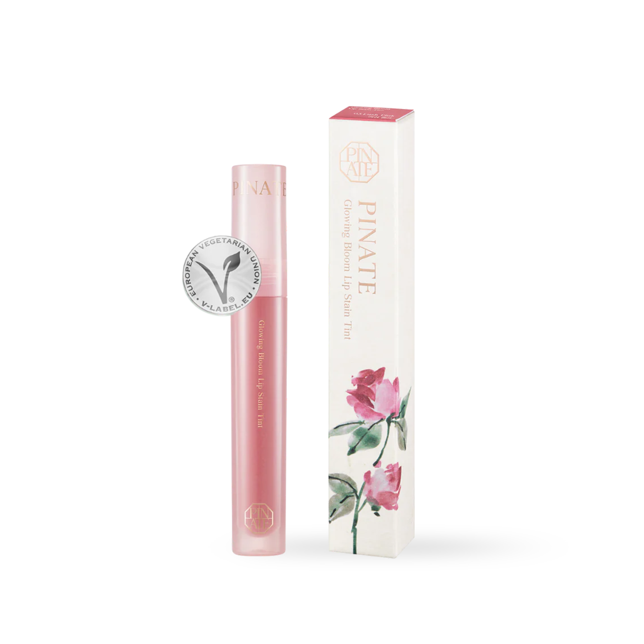 Pinate Glowing Bloom Lip Stain - 01 Icy Rose - 01 Icy Rose