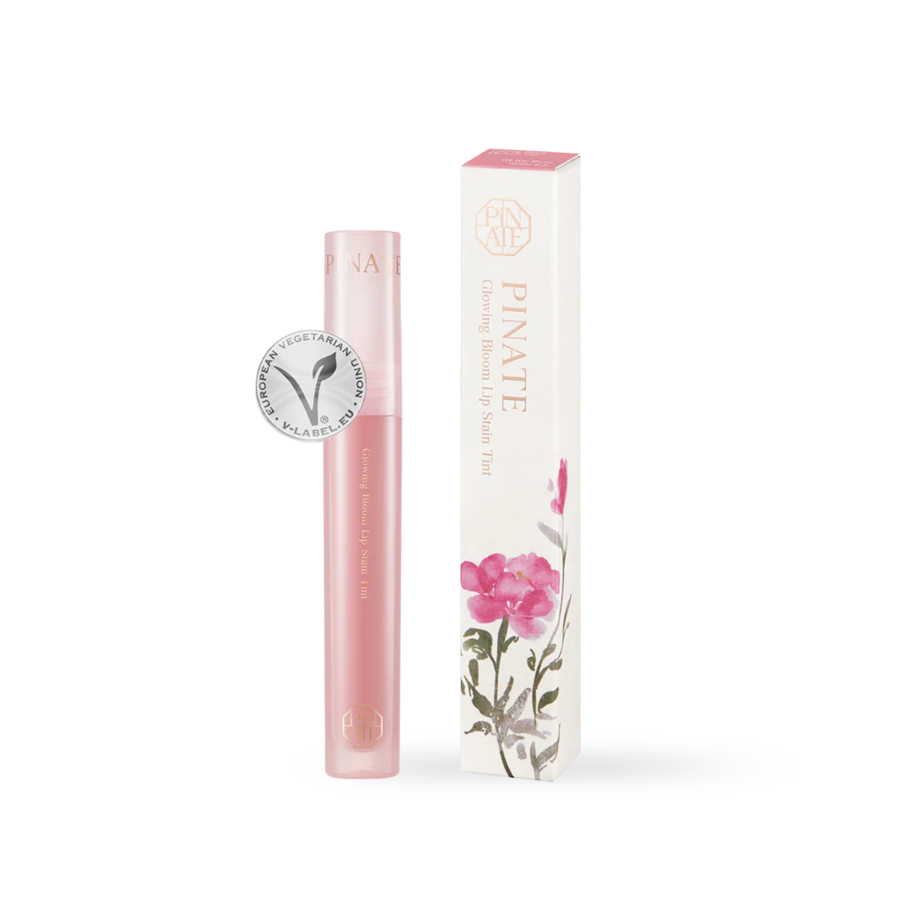 Pinate Glowing Bloom Lip Stain - 01 Icy Rose - 01 Icy Rose