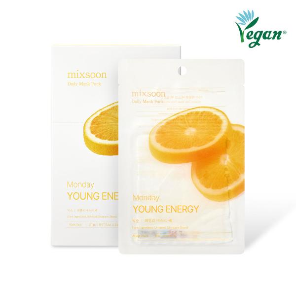 MIXSOON Daily Mask Pack_Monday_Young Energy 20ml*10ea