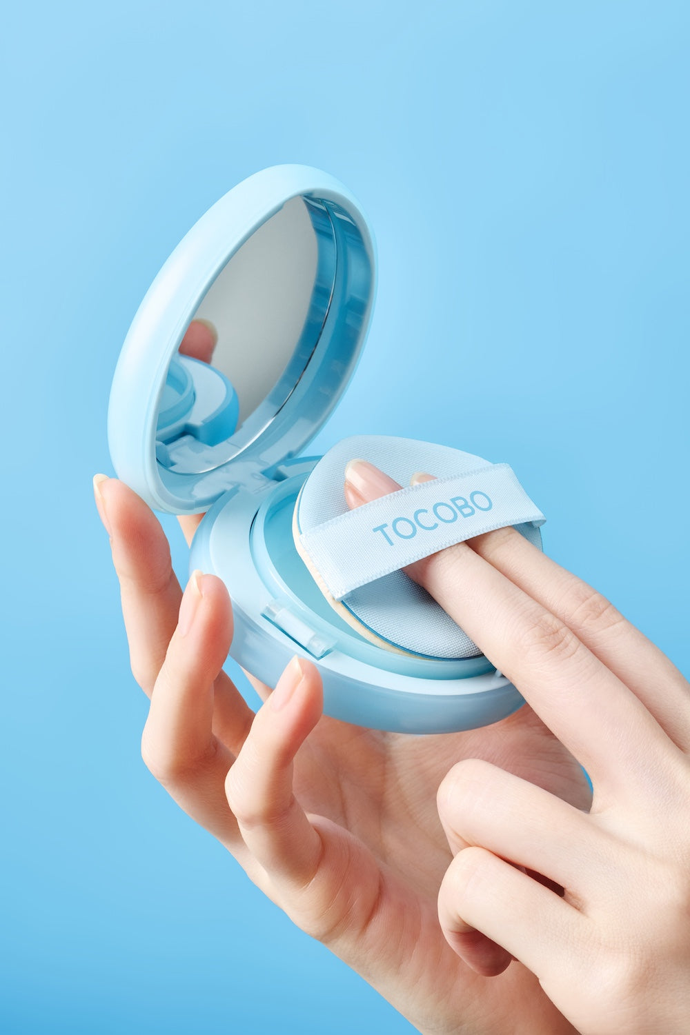 Tocobo Blur Finish Sun Cushion 01 COTTON BLUE 13g - 01 COTTON BLUE
