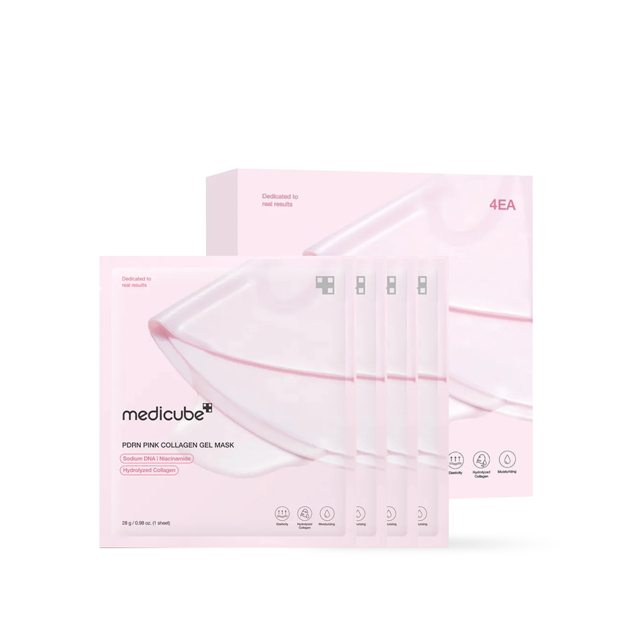 Medicube PDRN Pink Collagen Gel Mask 4EA