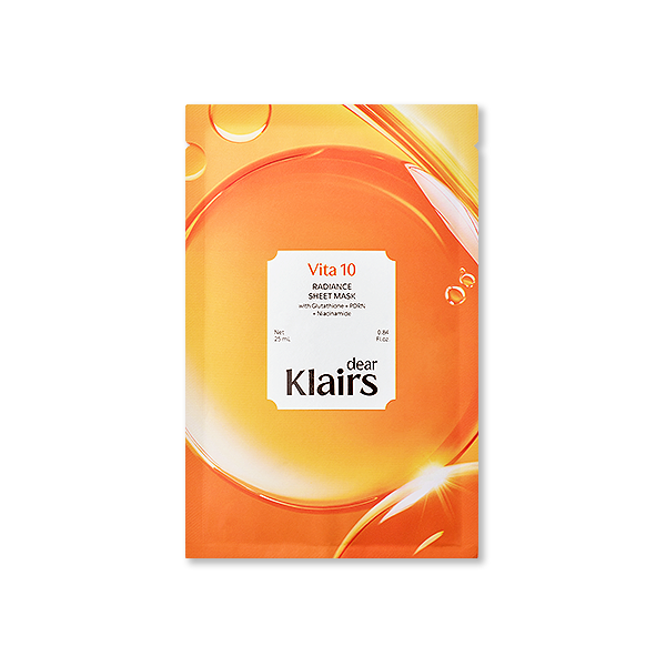 Dear,Klairs Vita 10 Radiance Sheet Mask 25 ml