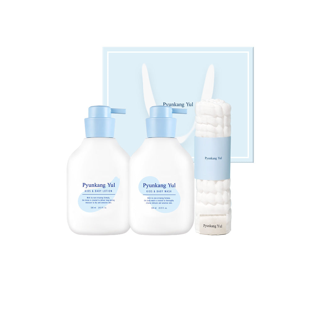 Pyunkang Yul Kids & Baby Line Gift Set 590ml*2+guaze official product gallery image 2