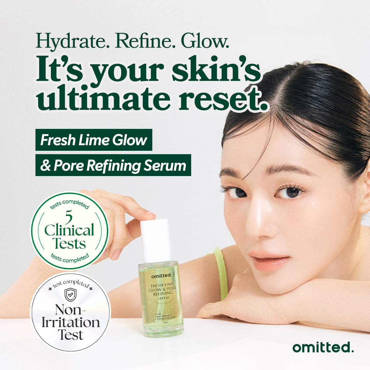 Omitted Fresh Lime Glow & Pore Refining Serum 50ml