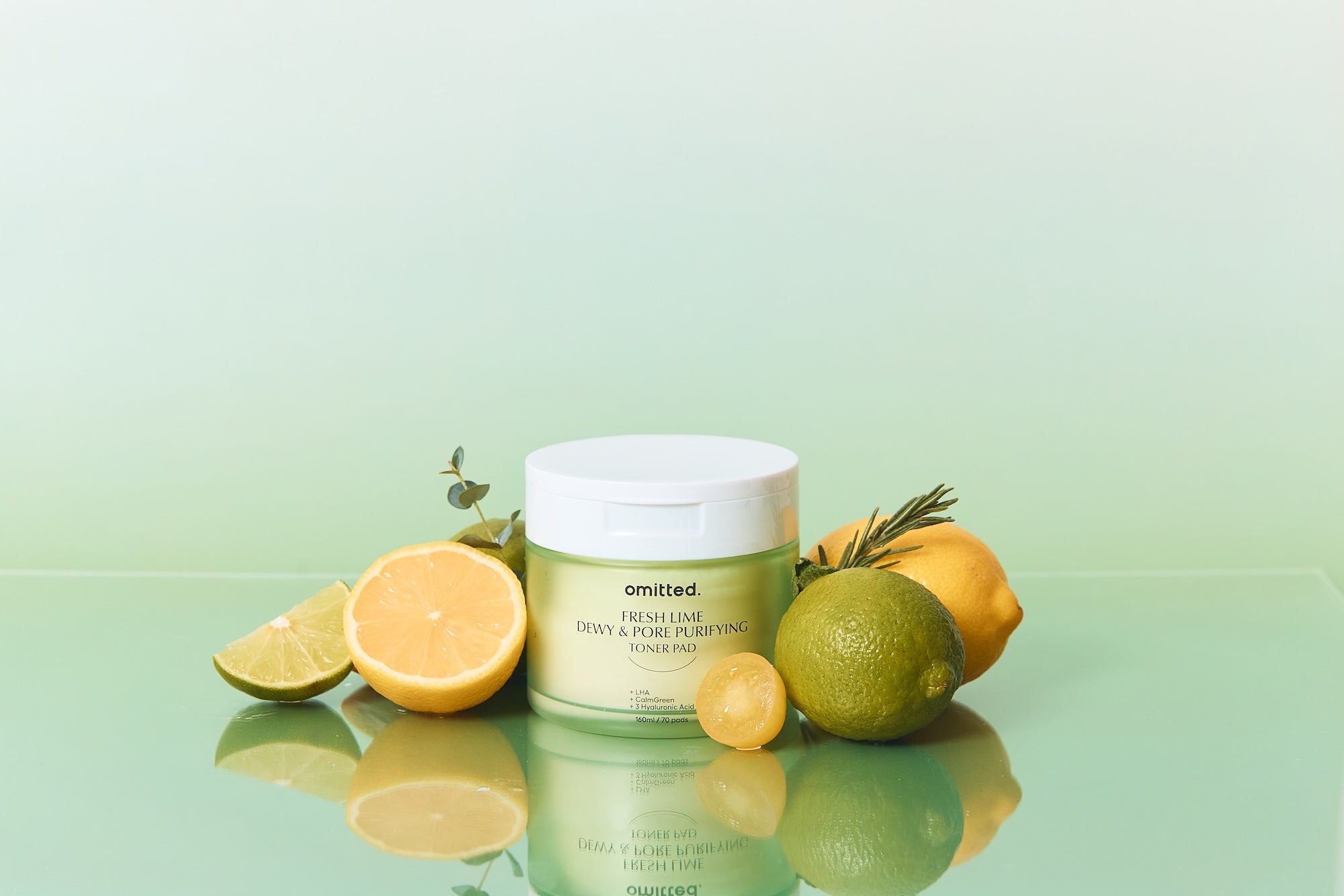 Omitted Fresh Lime Dewy & Pore Purifying Toner Pad 70ea(160ml)