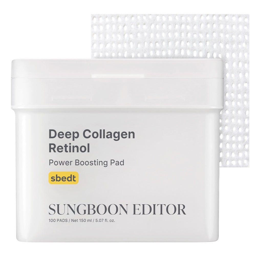 SUNGBOON EDITOR Deep Collagen Retinol Power Boosting Pad 150ml 100 pcs