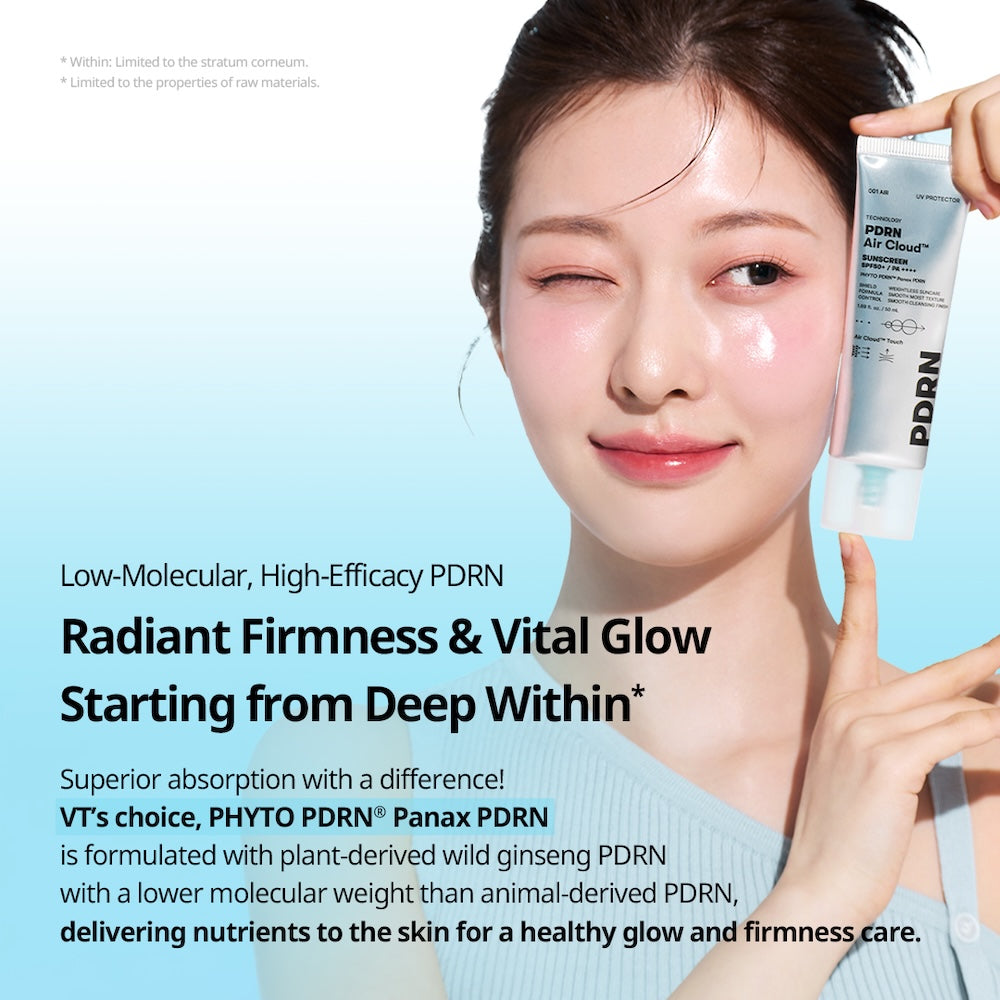 VT Cosmetics PDRN Air Cloud Sunscreen 50ml - official product image 9