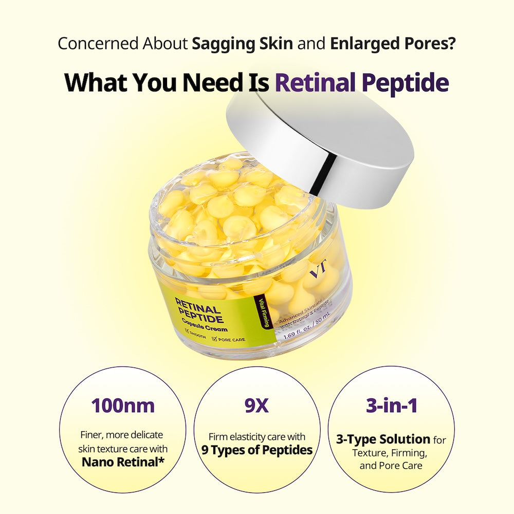 VT Cosmetics Retinal Peptide Hyaluronic Capsule Cream 50ml