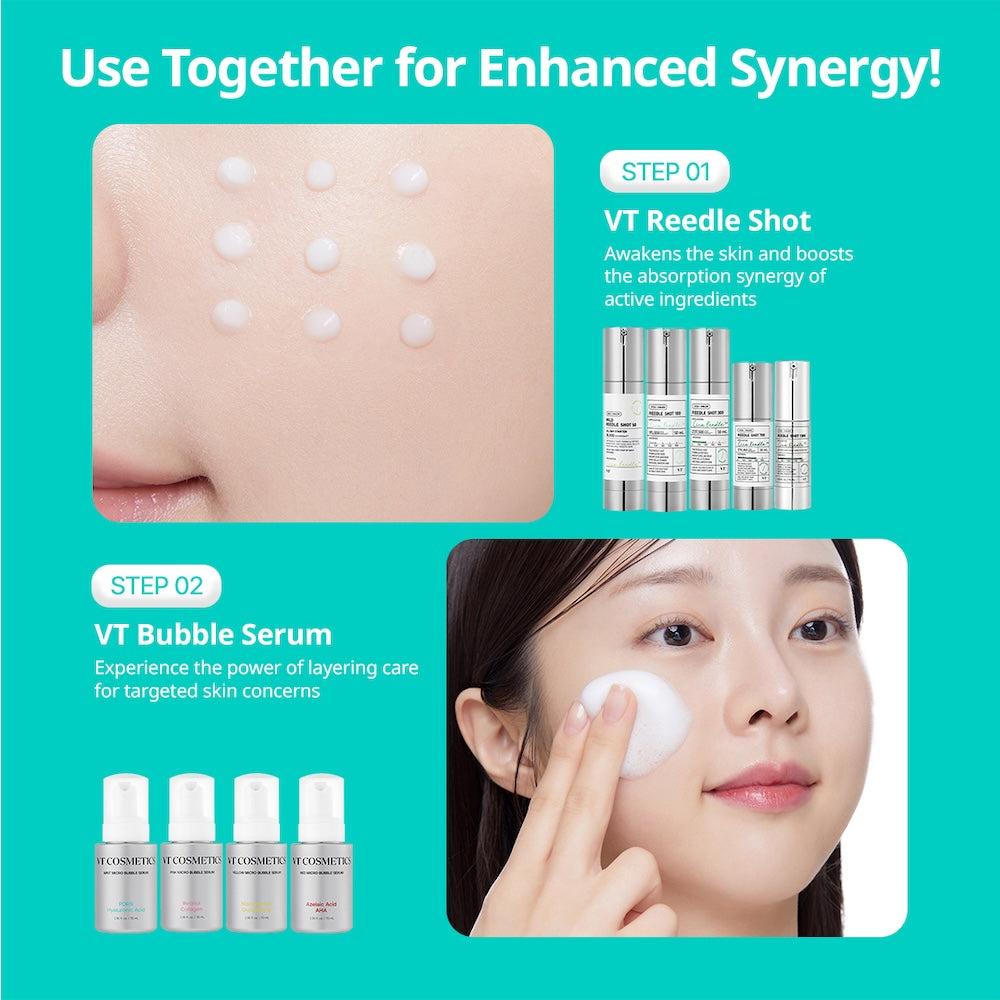 VT Cosmetics PDRN Hyaluronic Acid Micro Bubble Serum 70ml - official product image 8