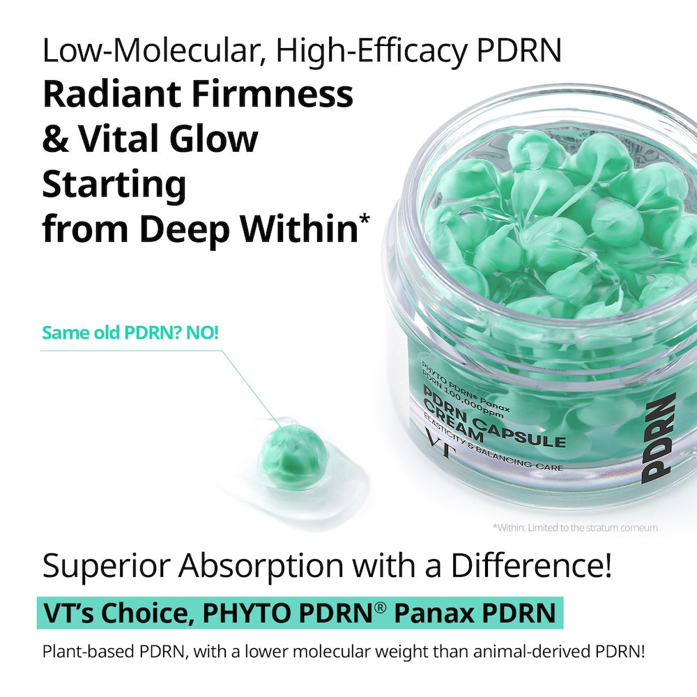 VT Cosmetics PDRN Hyaluronic Capsule Cream 100 50ml - official product image 4