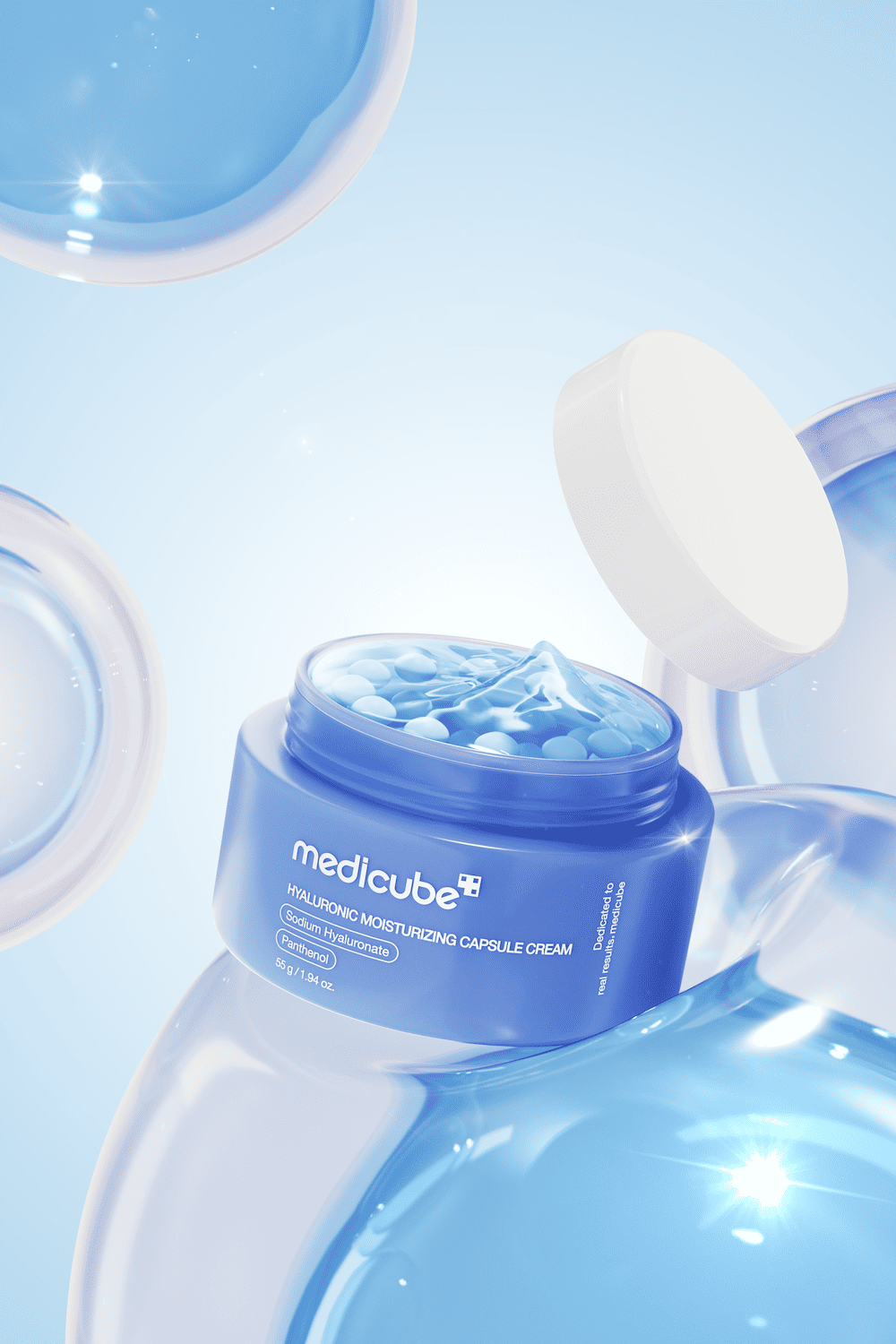 Medicube Hyaluronic Moisturizing Capsule Cream 55g