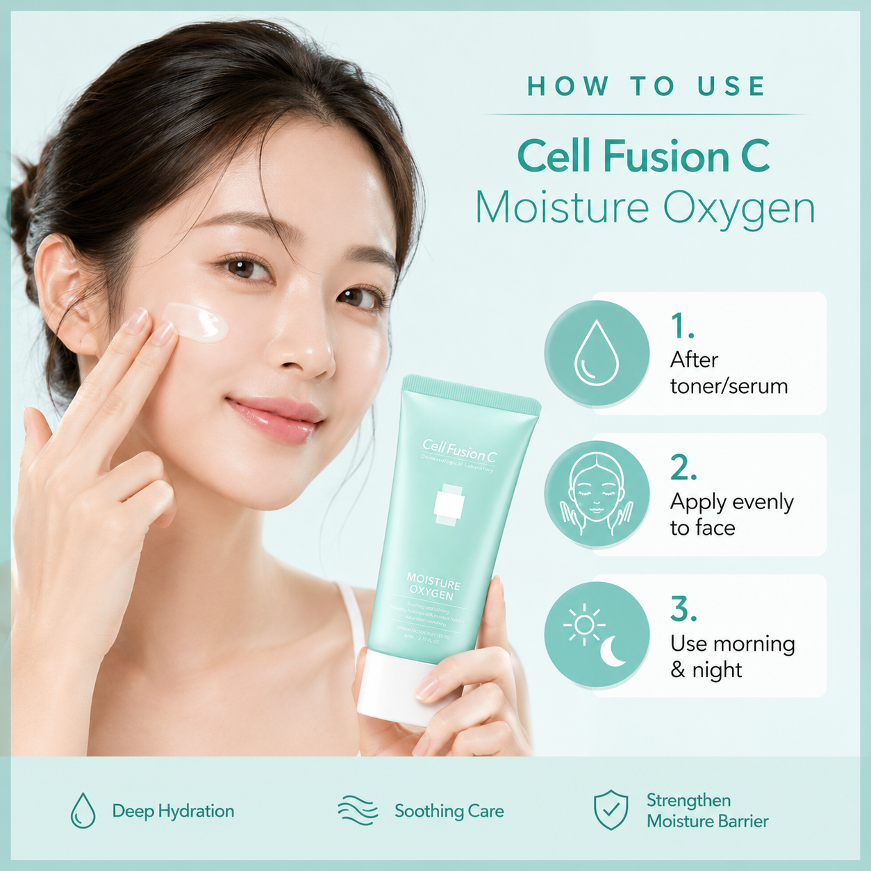 CellFusionC Moisture Oxygen 80ml — product detail image 2