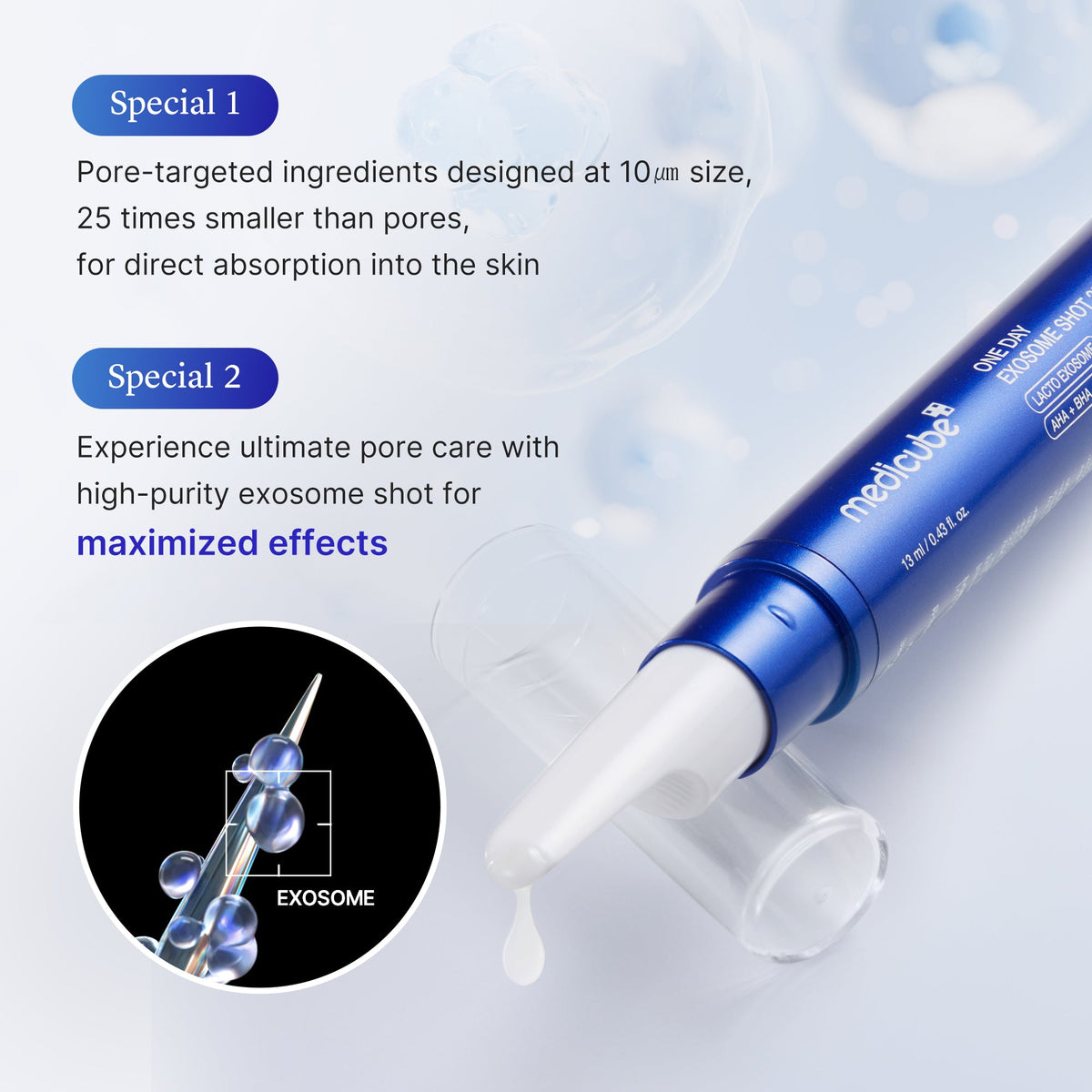 Medicube One Day Exosome Shot Pore Serum 7500 30ml product image 5