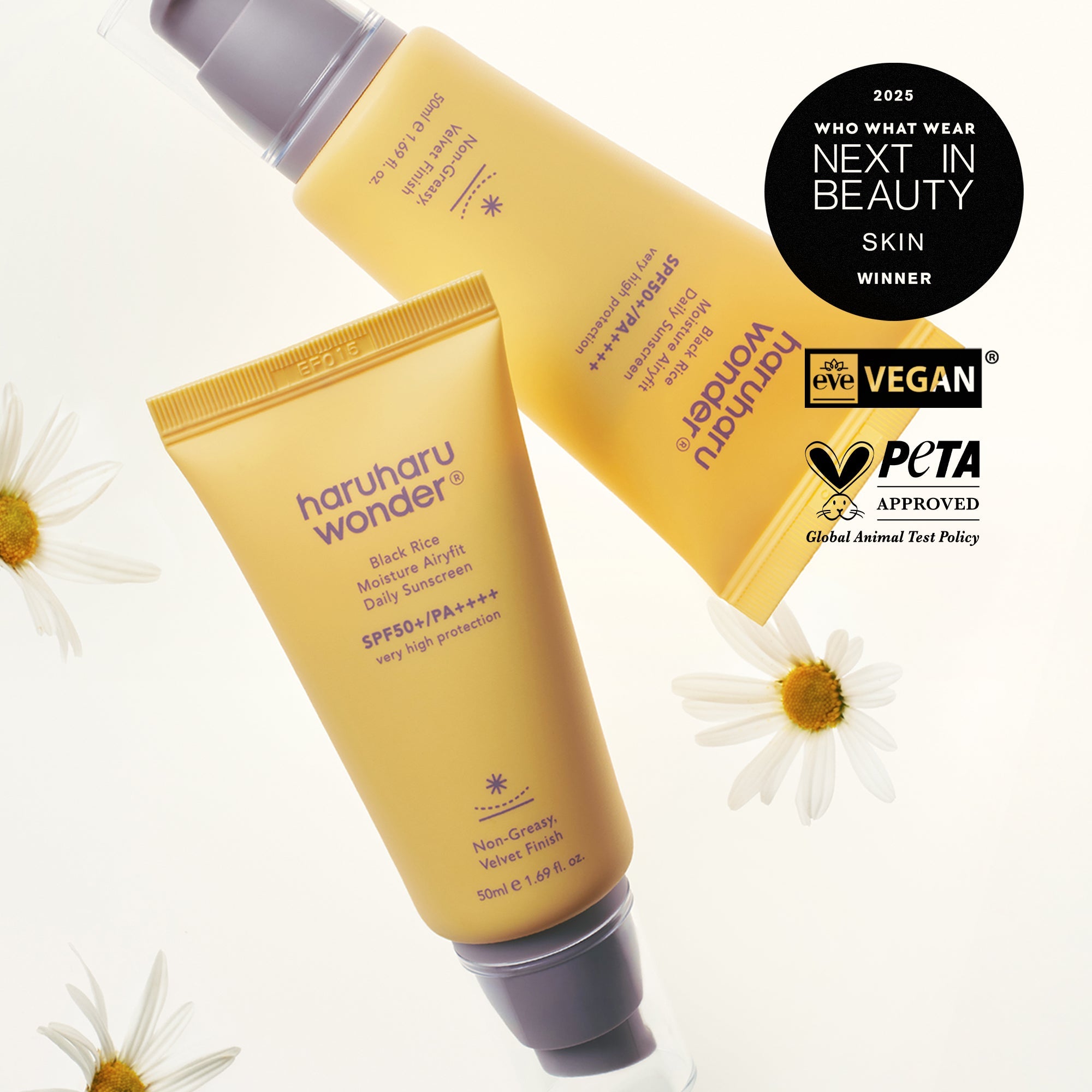 haruharuwonder Black Rice Moisture Airyfit Daily Sunscreen Unscented SPF50+ 50ml product image 4