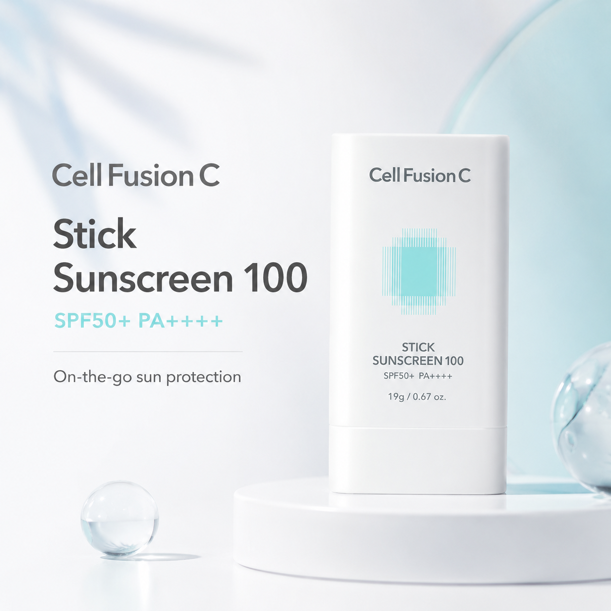 CellFusionC Stick Sun Screen 100 SPF50+/PA+++ 19g — product detail image 4