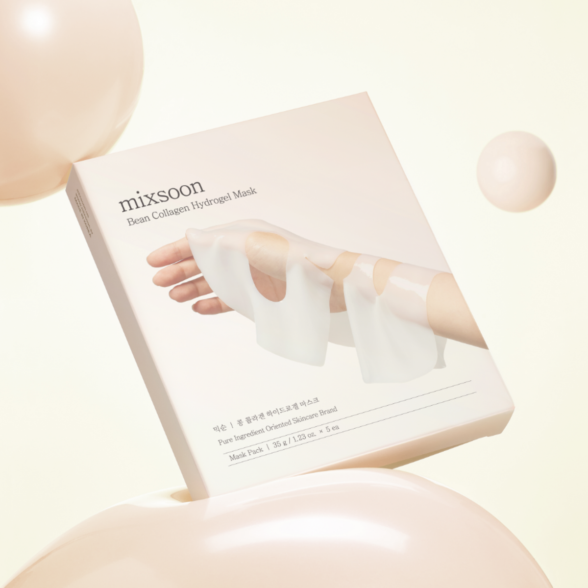 Mixsoon Bean Collagen Hydrogel Mask Pack 35g × 5 product image 3