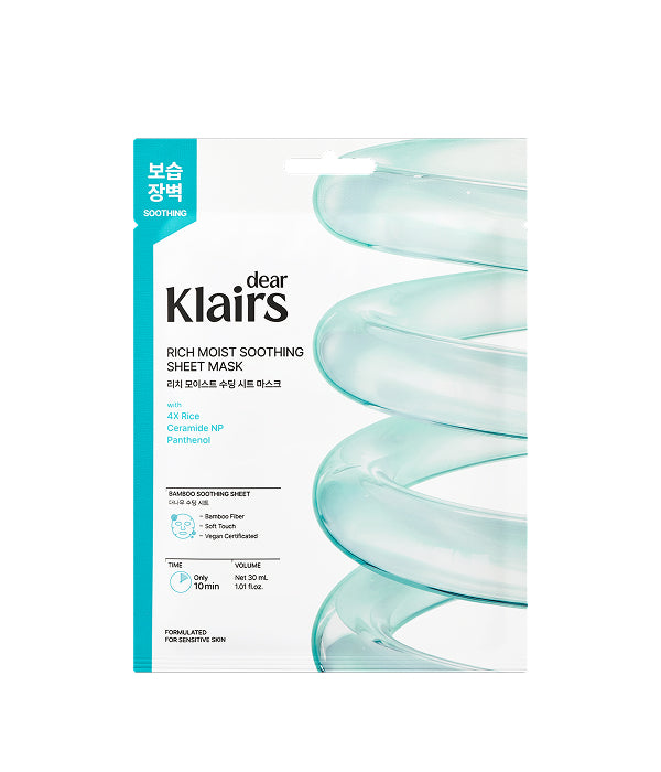 Dear Klairs Rich Moist Soothing Tencel Sheet Mask 25ml x 10ea product image 7