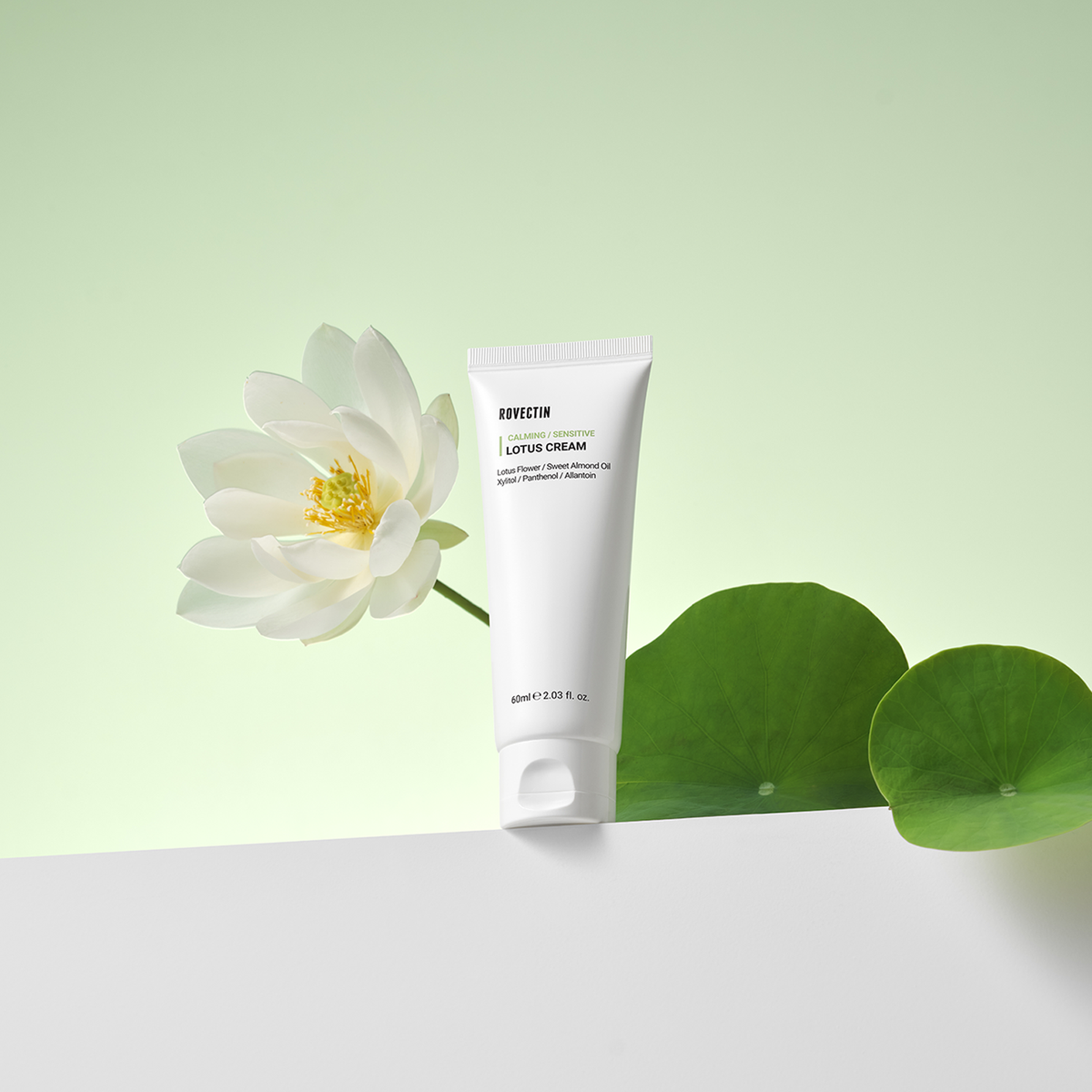 Rovectin Lotus Calming Water Cream 60ml — official product image 6