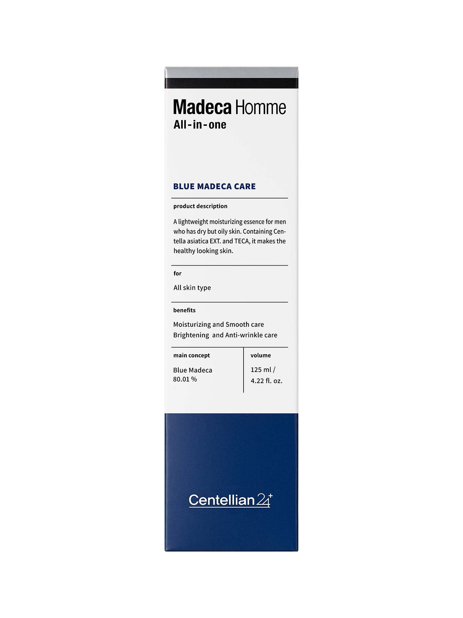 Centellian24 Madeca Homme ALL IN ONE 125ml — product detail image 2