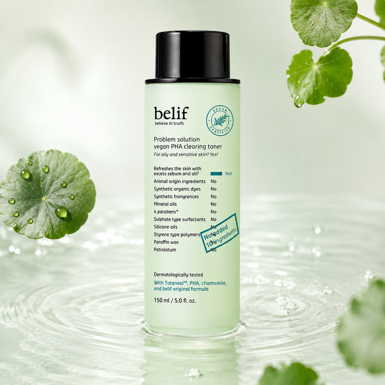 Belif Problem Solution Vegan PHA Clearing Toner 150ml product image 5