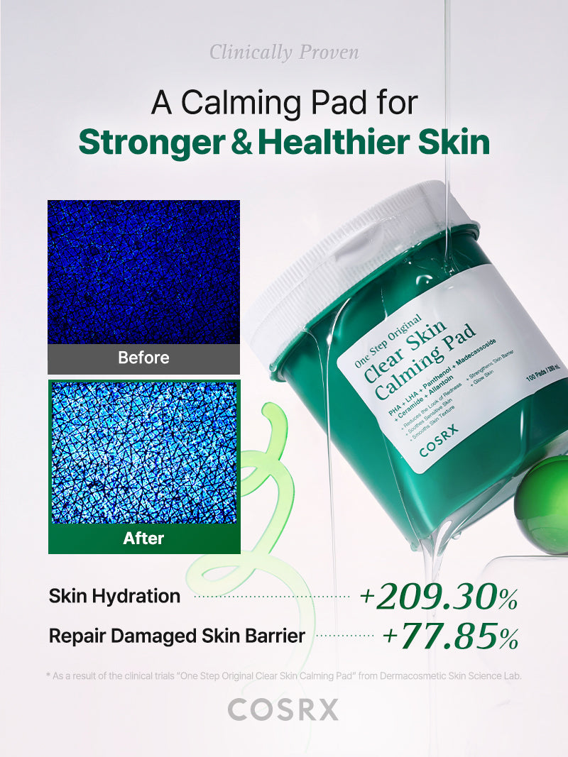 COSRX One Step Original Clear Skin Calming Pad 100ea — product detail image 8