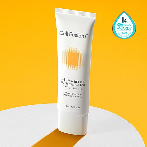 CellFusionC Derma Relief Sunscreen 100 SPF50+/PA++++ 50ml — product detail image 4