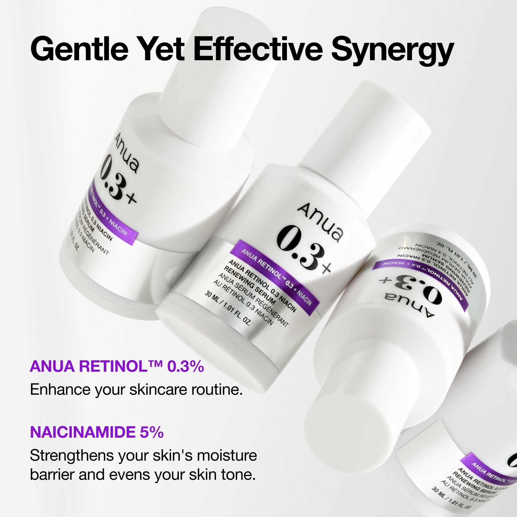 Anua Nano Retinol 0.3% Niacin Renewing Serum 30ml - official ANUA product image 3