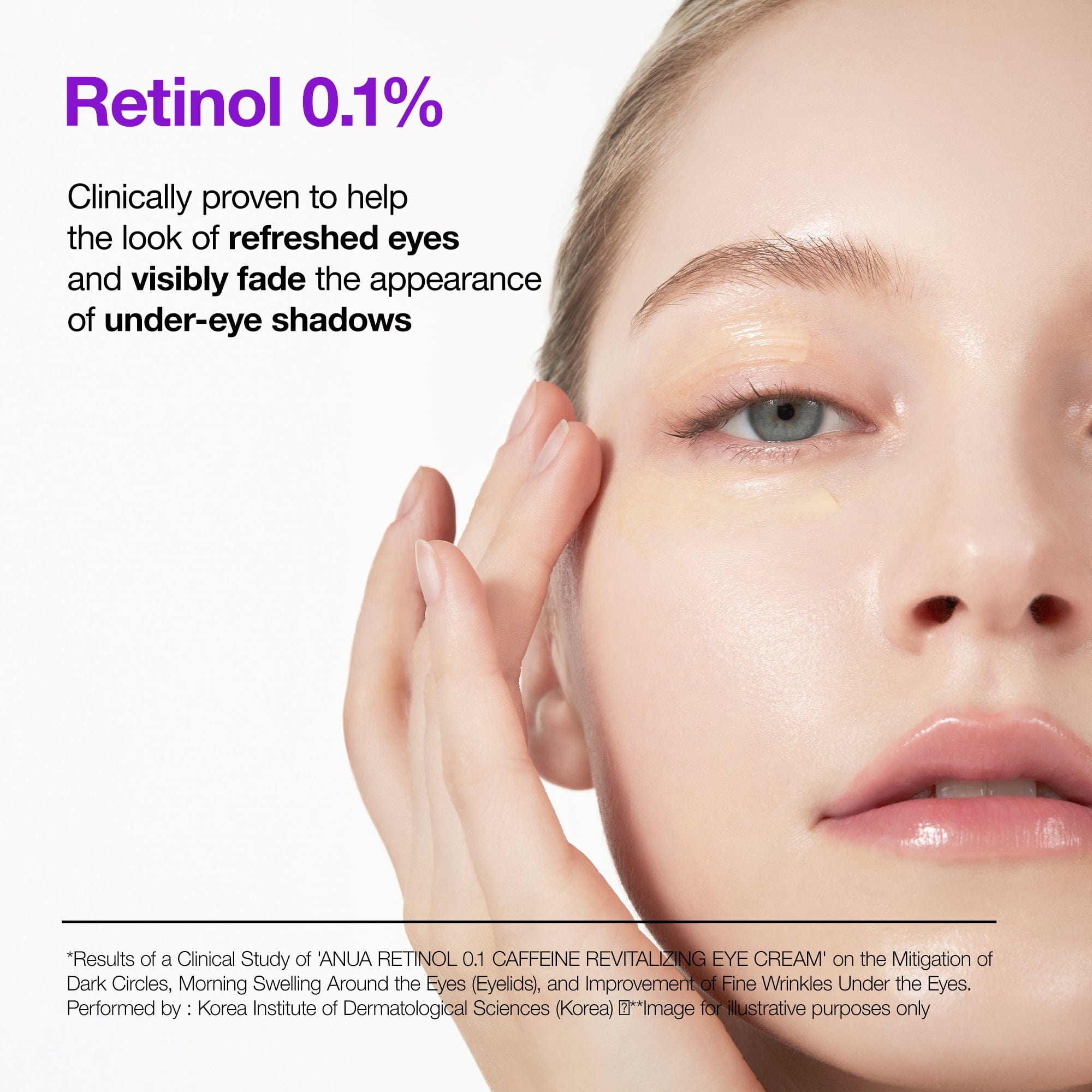 ANUA Retinol 0.1 Caffeine Revitalizing Eye Cream 30g - official ANUA product image 5