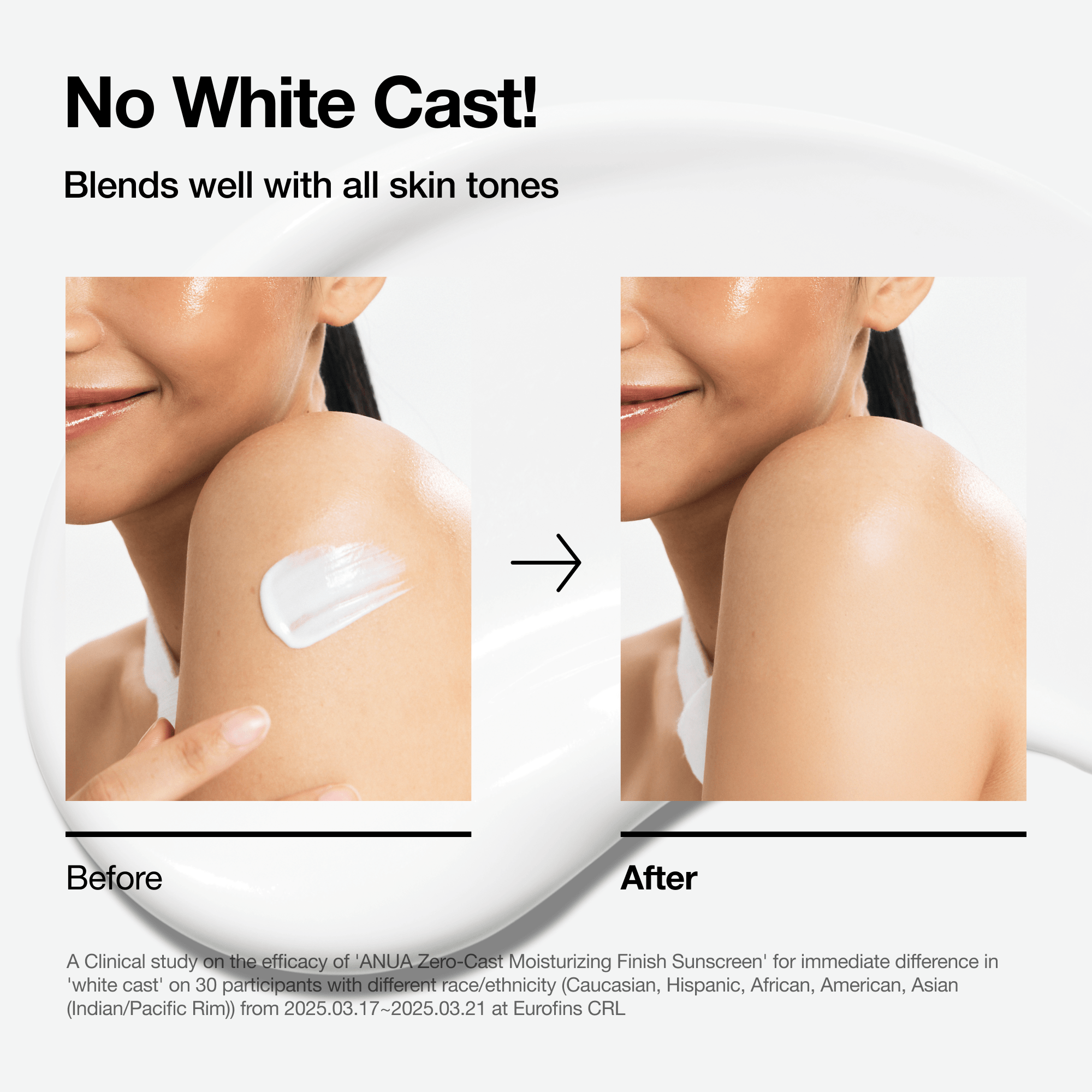 ANUA Zero-cast Moisturizing Finish Sunscreen 50ml - official ANUA product image 6