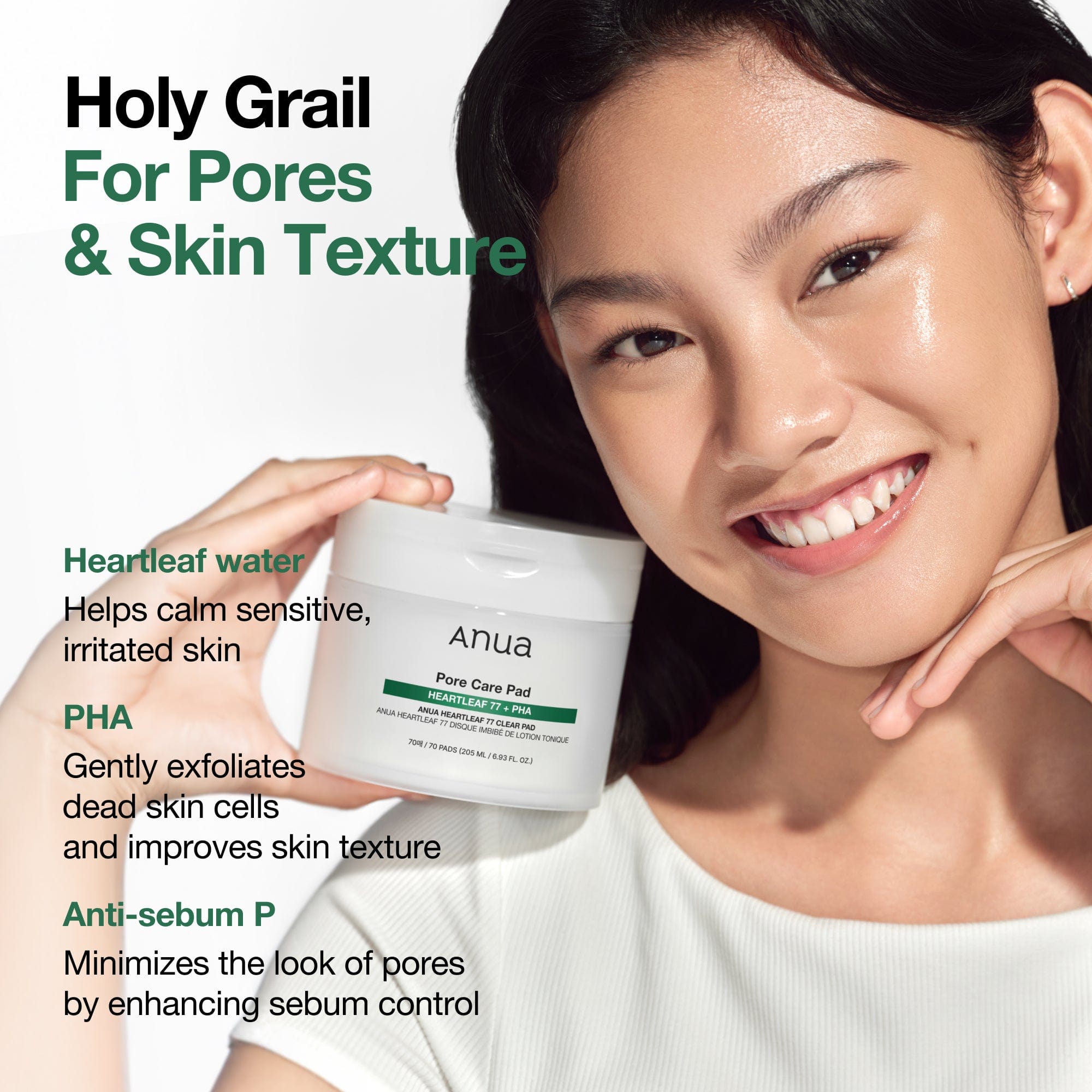 Anua Heartleaf 77% Clear Pad 70ea - official ANUA product image 3