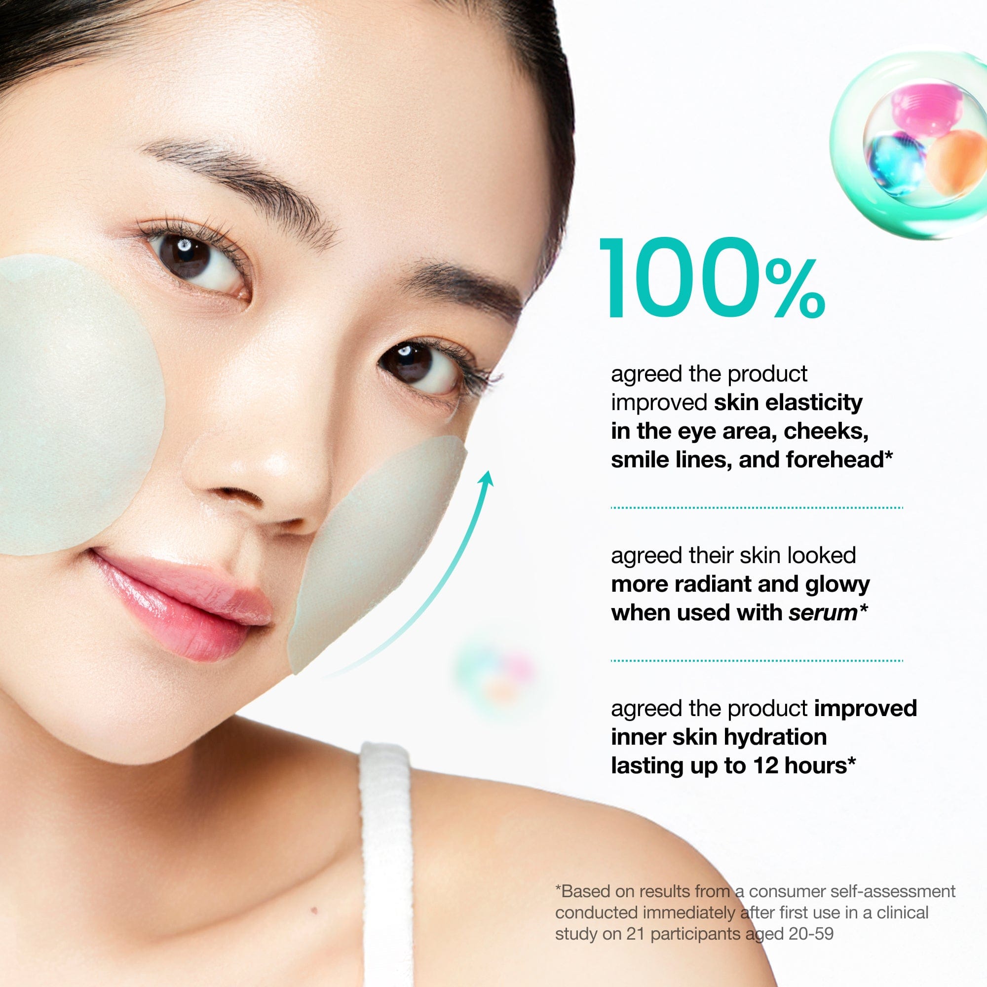 anua PDRN 100 Hyaluronic Acid Glow Pad 180ml 60ea - official ANUA product image 3