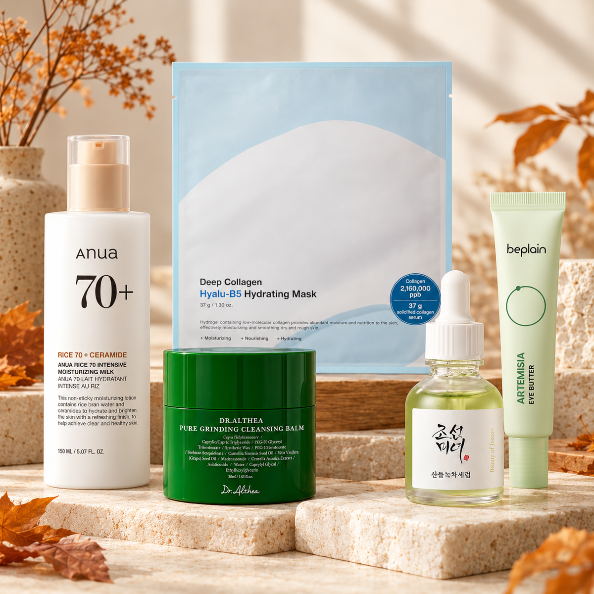 Autumn Comfort Set skincare product group