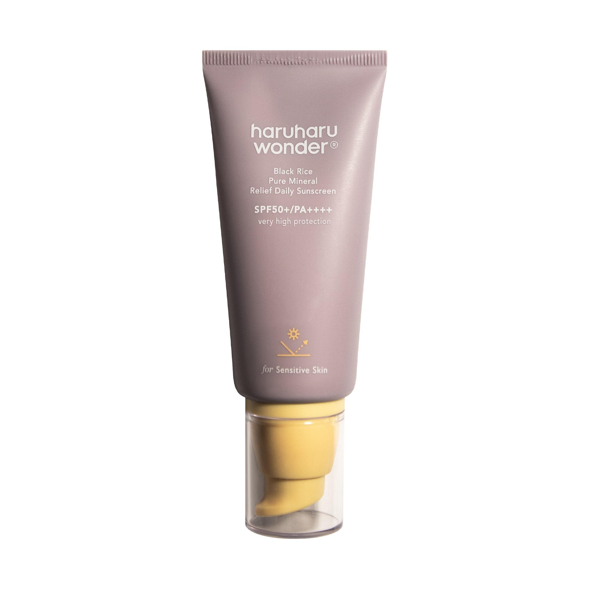 haruharuwonder Black Rice Pure Mineral Relief Daily Sunscreen Unscented SPF50+ 50ml product image 2