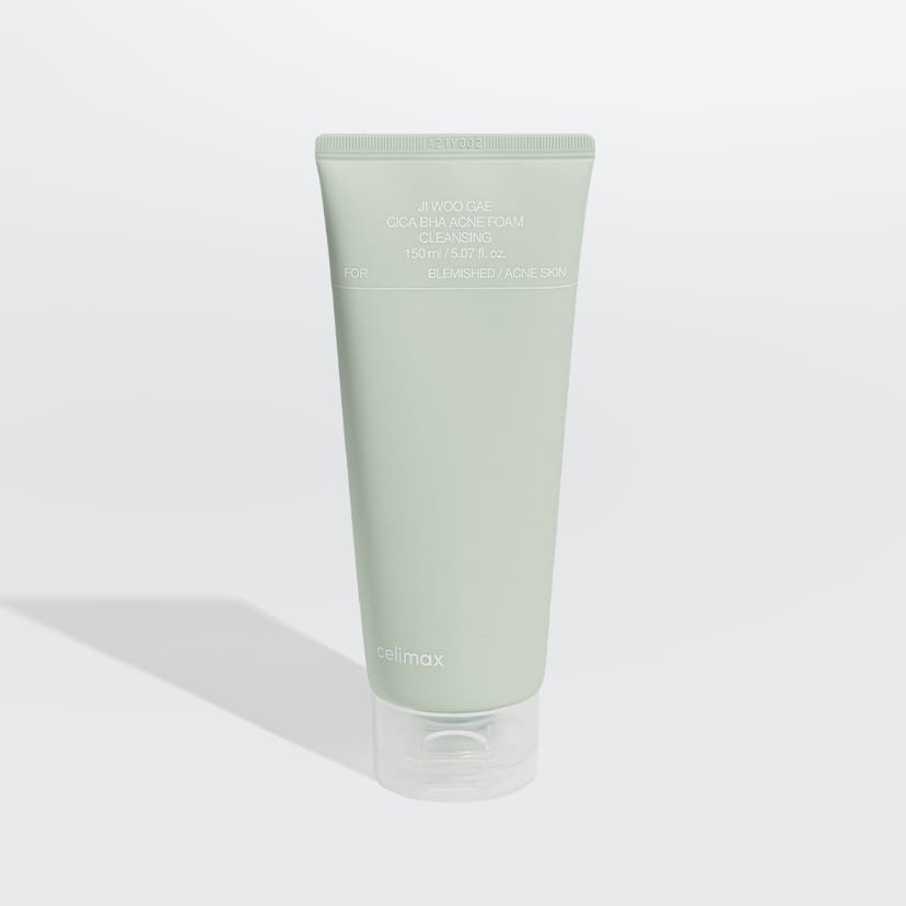 Celimax Ji Woo Gae Cica BHA Acne Foam Cleansing 150ml — Korean skincare product