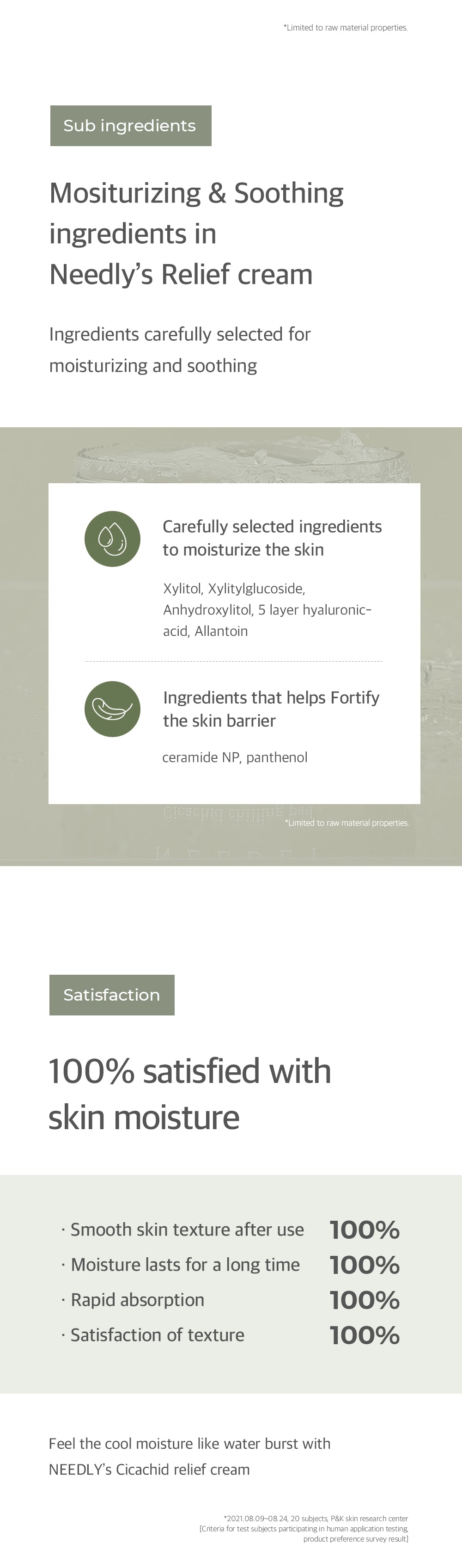 Needly Cicachid Relief Cream 48ml face moisturizer image 5