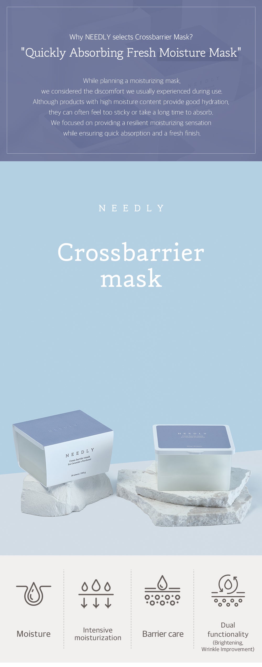 Needly Crossbarrier Mask 30 Sheets sheet mask image 3
