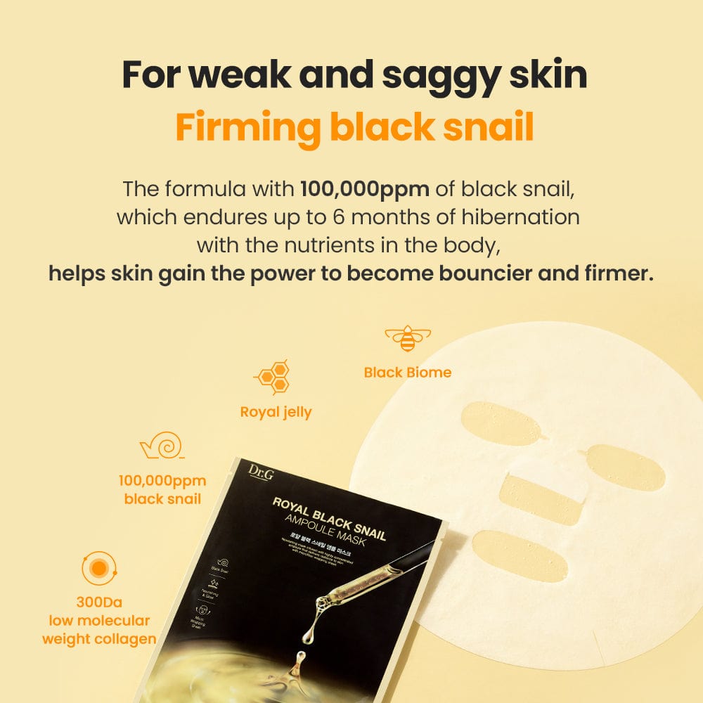 Dr.G Royal Black Snail Ampoule 30ml product image detail 3