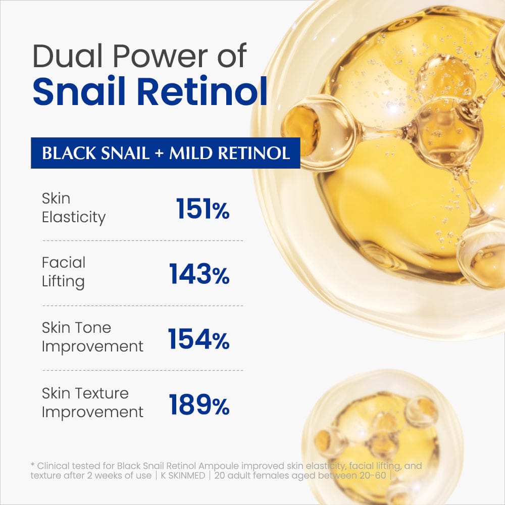 Dr.G Black Snail Retinol Ampoule 50ml product image detail 3