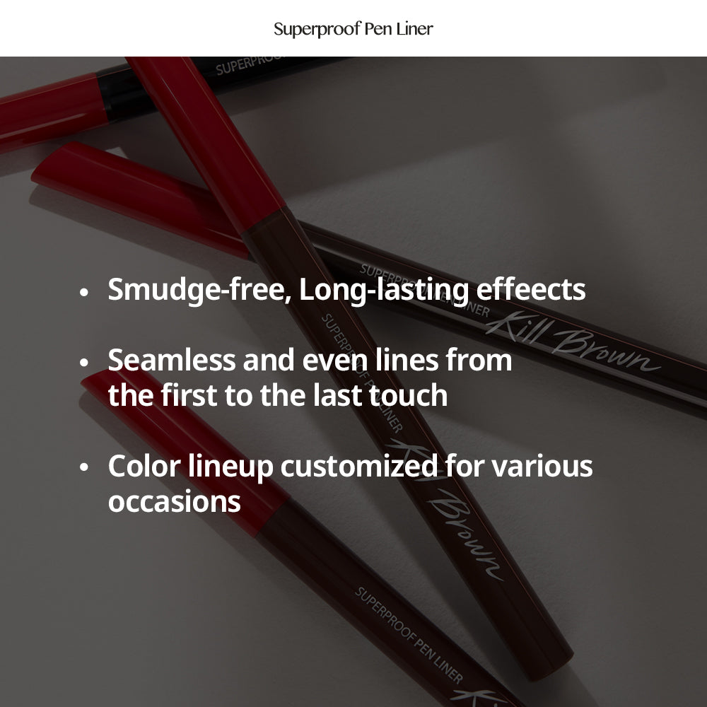 CLIO SUPERPROOF PEN LINER 0.55ml official clio source image 3