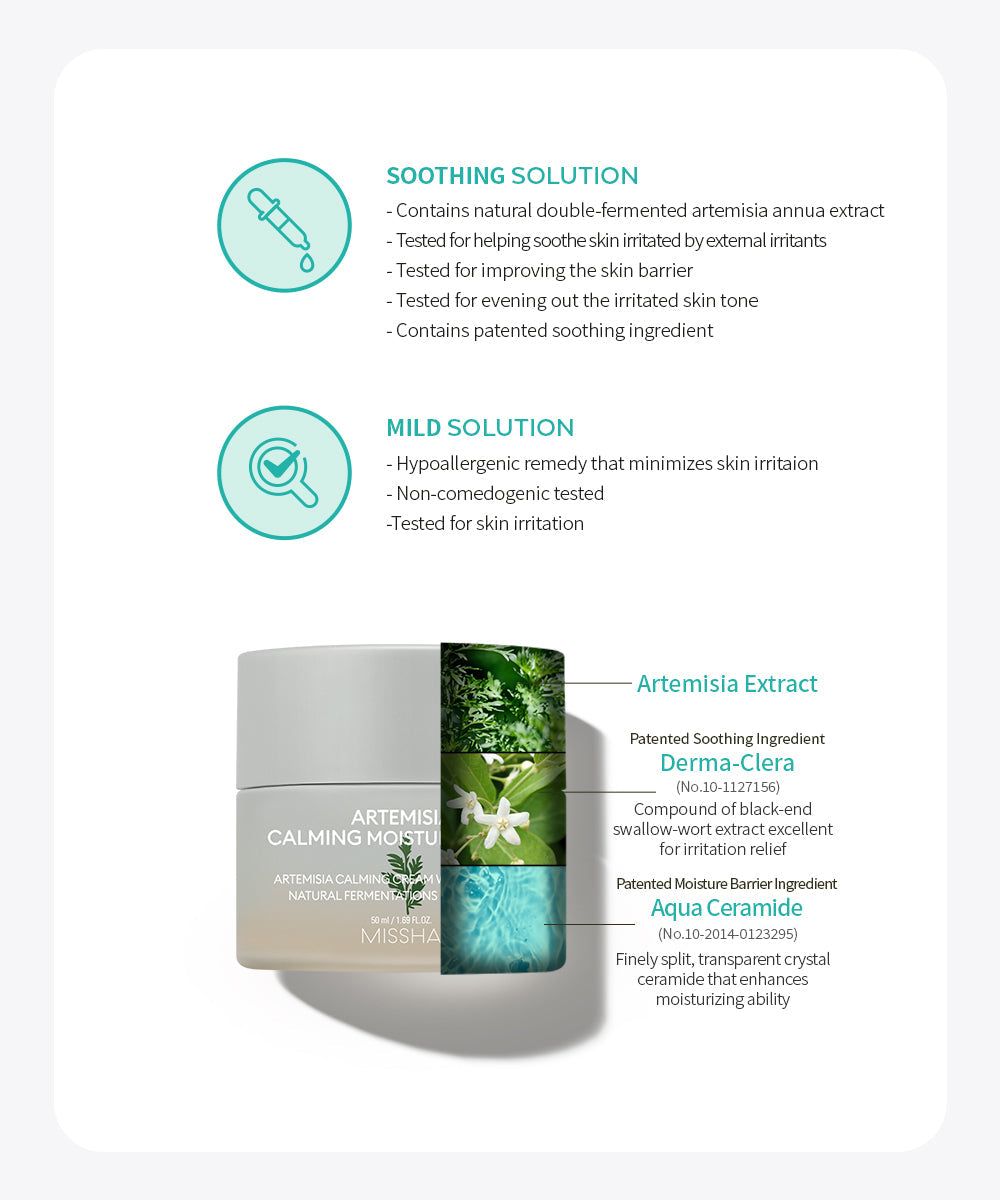 Missha Artemisia Calming Moisture Cream 50ml product image 5